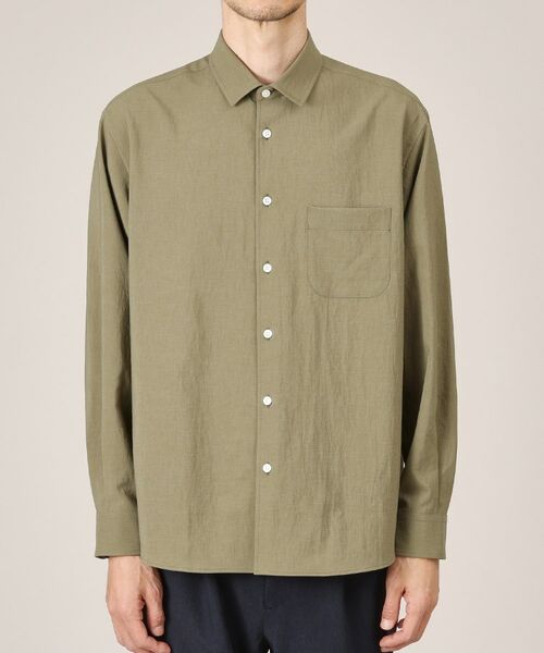 TAKEO KIKUCHI / タケオキクチ シャツ・ブラウス | 【Made in JAPAN】麻調ショートカラーシャツ | 詳細2