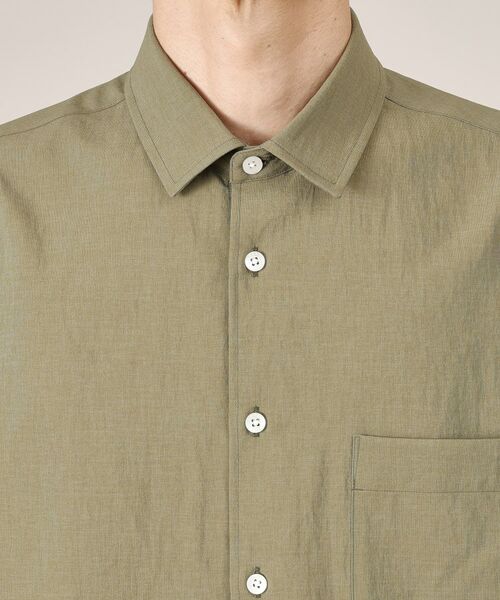 TAKEO KIKUCHI / タケオキクチ シャツ・ブラウス | 【Made in JAPAN】麻調ショートカラーシャツ | 詳細5