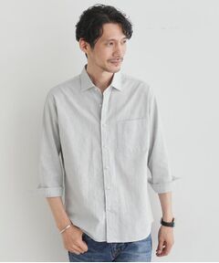 TAKEO KIKUCHI / タケオキクチ シャツ・ブラウス | ハイブリッド リネン 7分袖 シャツ