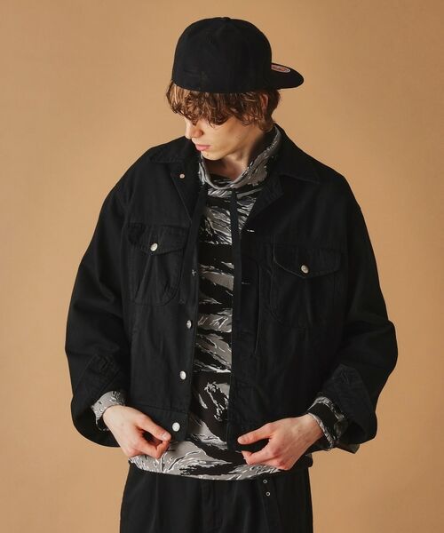 TAKEO KIKUCHI / タケオキクチ カットソー | 【Sサイズ~】迷彩プリントオフタートル | 詳細22