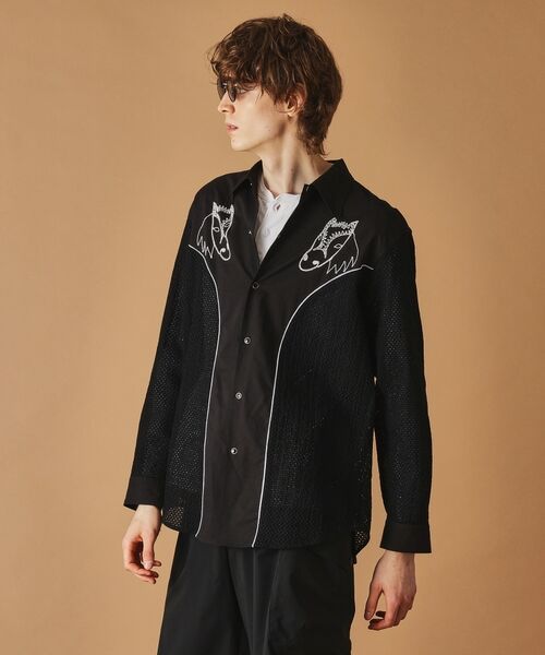 TAKEO KIKUCHI / タケオキクチ Tシャツ | 【Sサイズ~】ホース刺繍切替シャツ | 詳細17