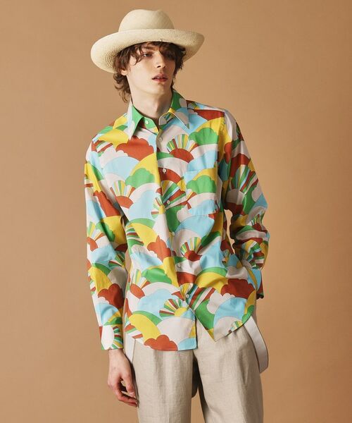 TAKEO KIKUCHI / タケオキクチ Tシャツ | 70’s プリントシャツ(モカブラウン(142))