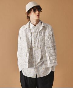 TAKEO KIKUCHI / タケオキクチ レザーブルゾン・ジャケット | 多ポケット シャツブルゾン