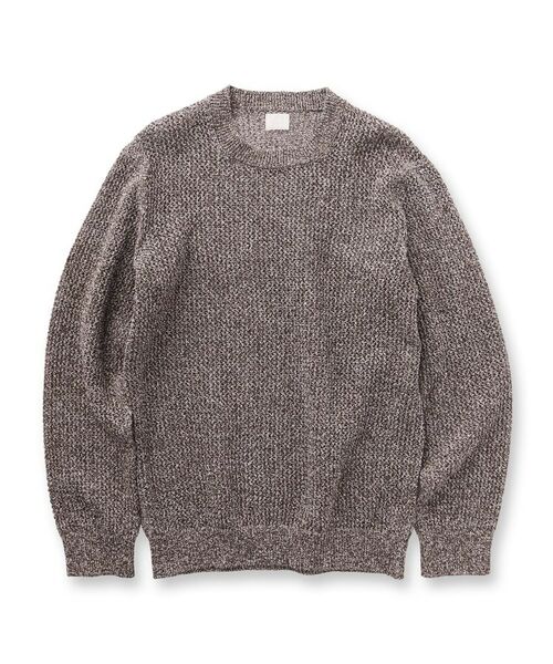 TAKEO KIKUCHI / タケオキクチ ニット・セーター | 【THE FLAGSHIP】ペーパーライク メランジニット | 詳細1
