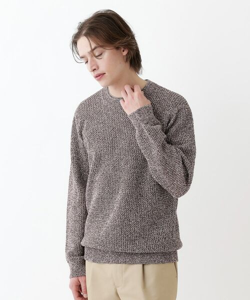 TAKEO KIKUCHI / タケオキクチ ニット・セーター | 【THE FLAGSHIP】ペーパーライク メランジニット | 詳細10