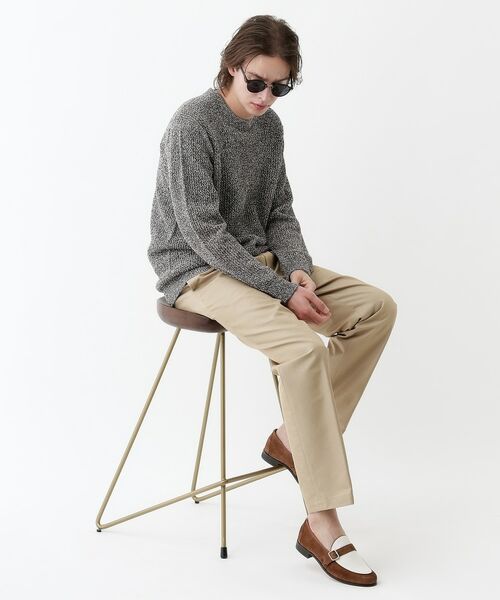 TAKEO KIKUCHI / タケオキクチ ニット・セーター | 【THE FLAGSHIP】ペーパーライク メランジニット | 詳細12
