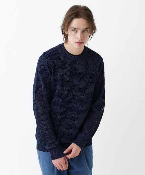 TAKEO KIKUCHI / タケオキクチ ニット・セーター | 【THE FLAGSHIP】ペーパーライク メランジニット | 詳細14