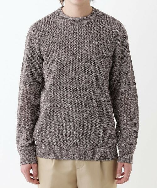 TAKEO KIKUCHI / タケオキクチ ニット・セーター | 【THE FLAGSHIP】ペーパーライク メランジニット | 詳細2
