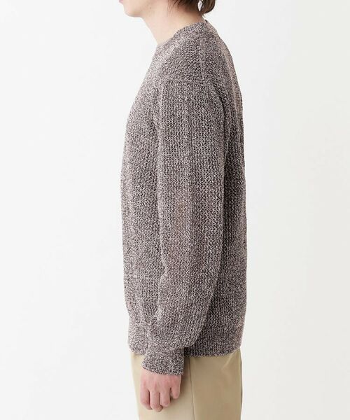 TAKEO KIKUCHI / タケオキクチ ニット・セーター | 【THE FLAGSHIP】ペーパーライク メランジニット | 詳細3