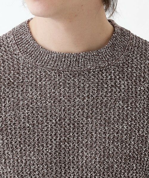 TAKEO KIKUCHI / タケオキクチ ニット・セーター | 【THE FLAGSHIP】ペーパーライク メランジニット | 詳細5