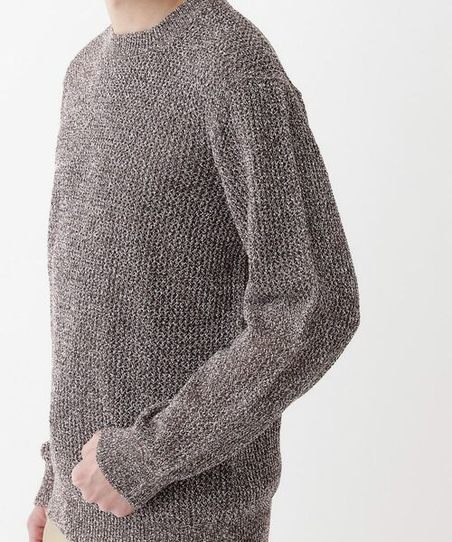 TAKEO KIKUCHI / タケオキクチ ニット・セーター | 【THE FLAGSHIP】ペーパーライク メランジニット | 詳細6
