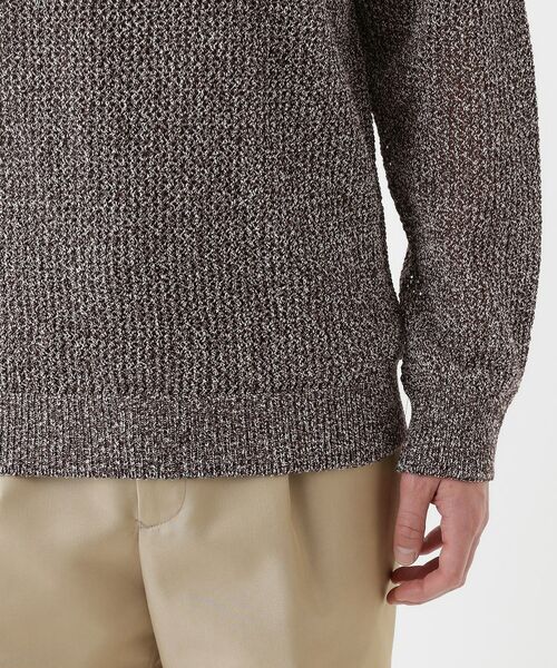 TAKEO KIKUCHI / タケオキクチ ニット・セーター | 【THE FLAGSHIP】ペーパーライク メランジニット | 詳細7