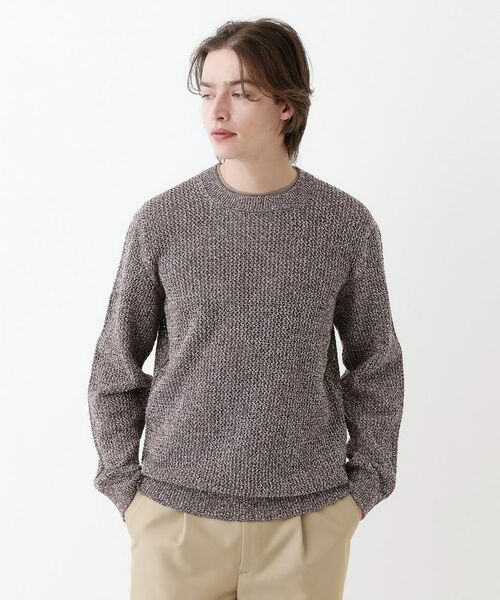TAKEO KIKUCHI / タケオキクチ ニット・セーター | 【THE FLAGSHIP】ペーパーライク メランジニット | 詳細9