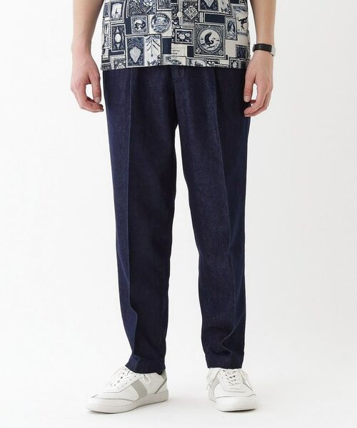 TAKEO KIKUCHI / タケオキクチ パンツ | 【THE FLAGSHIP】綿キュプラウールデニム イージーパンツ | 詳細10