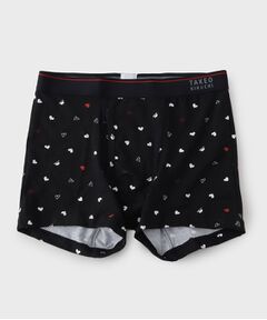 TAKEO KIKUCHI / タケオキクチ ボクサーパンツ・ブリーフ | 【MADE IN JAPAN】ハート＆ハットプリント柄ボクサーパンツ