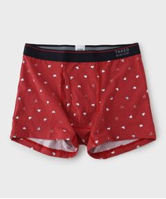 TAKEO KIKUCHI / タケオキクチ ボクサーパンツ・ブリーフ | 【MADE IN JAPAN】ハート＆ハットプリント柄ボクサーパンツ