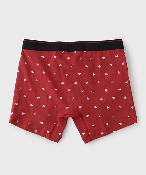 TAKEO KIKUCHI / タケオキクチ ボクサーパンツ・ブリーフ | 【MADE IN JAPAN】ハート＆ハットプリント柄ボクサーパンツ | 詳細2