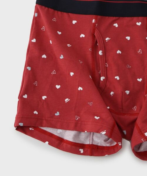 TAKEO KIKUCHI / タケオキクチ ボクサーパンツ・ブリーフ | 【MADE IN JAPAN】ハート＆ハットプリント柄ボクサーパンツ | 詳細5