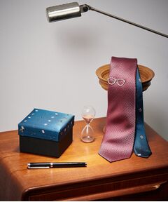 TAKEO KIKUCHI / タケオキクチ 服飾雑貨 | 【BOXセット】ベーシックネクタイ＆メガネ型タイバー セット