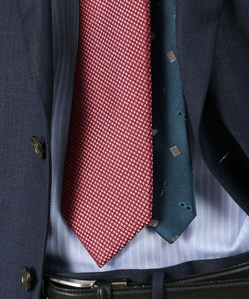 TAKEO KIKUCHI / タケオキクチ 服飾雑貨 | 【BOXセット】ベーシックネクタイ＆メガネ型タイバー セット | 詳細12