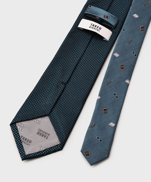 TAKEO KIKUCHI / タケオキクチ 服飾雑貨 | 【BOXセット】ベーシックネクタイ＆メガネ型タイバー セット | 詳細4