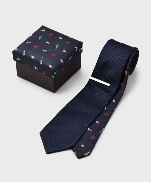 TAKEO KIKUCHI / タケオキクチ 服飾雑貨 | 【BOXセット】旅するネクタイ～日本編～ ネクタイ＆タイバー セット | 詳細1
