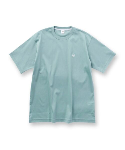 TAKEO KIKUCHI / タケオキクチ カットソー | ワンポイント カラー刺繍 Tシャツ | 詳細1