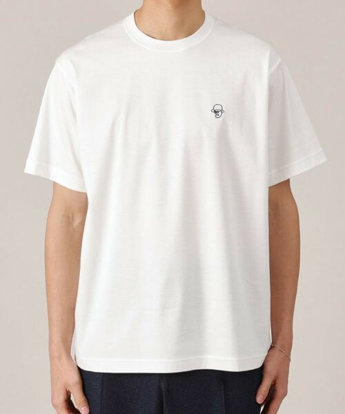 TAKEO KIKUCHI / タケオキクチ カットソー | ワンポイント カラー刺繍 Tシャツ | 詳細2