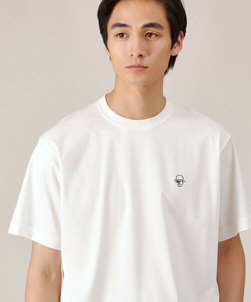TAKEO KIKUCHI / タケオキクチ カットソー | ワンポイント カラー刺繍 Tシャツ | 詳細8