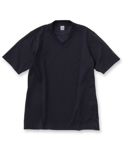 TAKEO KIKUCHI / タケオキクチ カットソー | テーラードジャージ Vネック | 詳細1