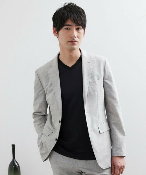 TAKEO KIKUCHI / タケオキクチ カットソー | テーラードジャージ Vネック | 詳細13