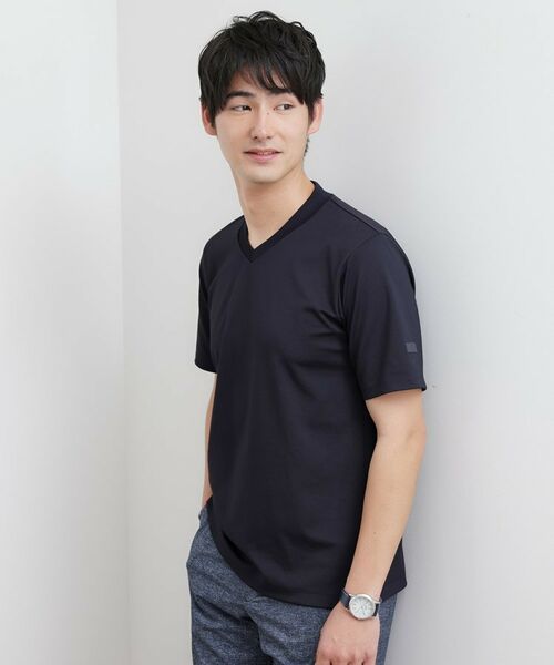 TAKEO KIKUCHI / タケオキクチ カットソー | テーラードジャージ Vネック | 詳細18
