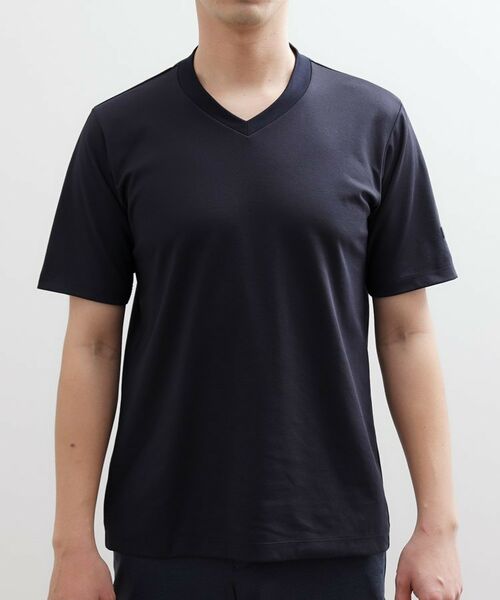 TAKEO KIKUCHI / タケオキクチ カットソー | テーラードジャージ Vネック | 詳細2