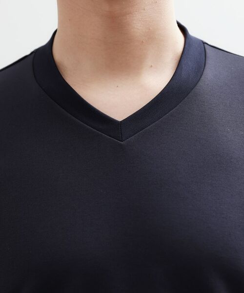 TAKEO KIKUCHI / タケオキクチ カットソー | テーラードジャージ Vネック | 詳細5