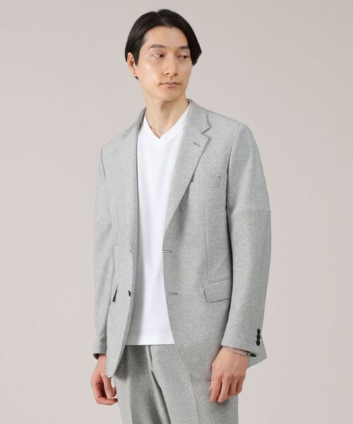 TAKEO KIKUCHI / タケオキクチ テーラードジャケット | 【抗菌防臭】尾州 リネンブレンド ハニカムメッシュ ジャケット | 詳細16