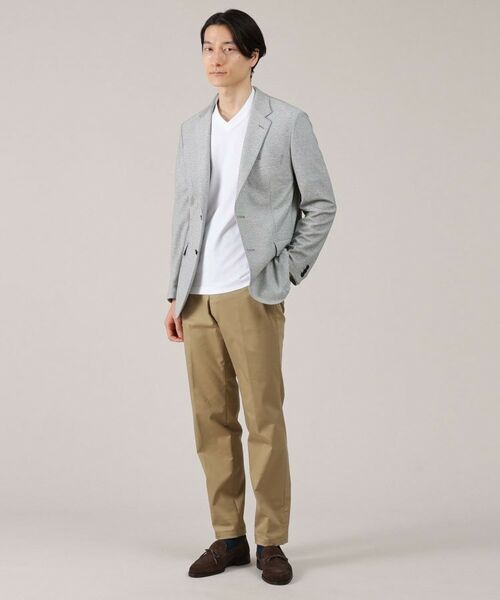 TAKEO KIKUCHI / タケオキクチ テーラードジャケット | 【抗菌防臭】尾州 リネンブレンド ハニカムメッシュ ジャケット | 詳細18