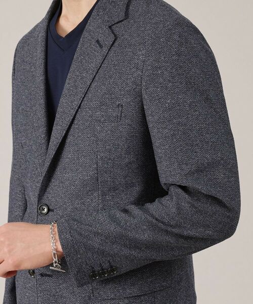 TAKEO KIKUCHI / タケオキクチ テーラードジャケット | 【抗菌防臭】尾州 リネンブレンド ハニカムメッシュ ジャケット | 詳細6