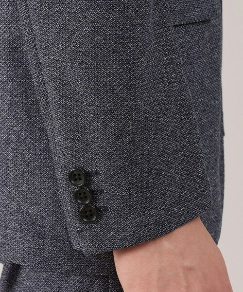 TAKEO KIKUCHI / タケオキクチ テーラードジャケット | 【抗菌防臭】尾州 リネンブレンド ハニカムメッシュ ジャケット | 詳細7