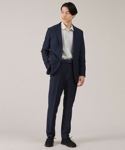 TAKEO KIKUCHI / タケオキクチ パンツ | 【抗菌防臭】尾州 リネンブレンド ハニカムメッシュ パンツ | 詳細11