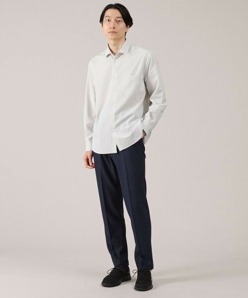 TAKEO KIKUCHI / タケオキクチ パンツ | 【抗菌防臭】尾州 リネンブレンド ハニカムメッシュ パンツ | 詳細12