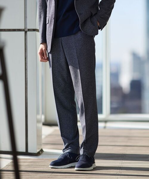 TAKEO KIKUCHI / タケオキクチ パンツ | 【抗菌防臭】尾州 リネンブレンド ハニカムメッシュ パンツ | 詳細25