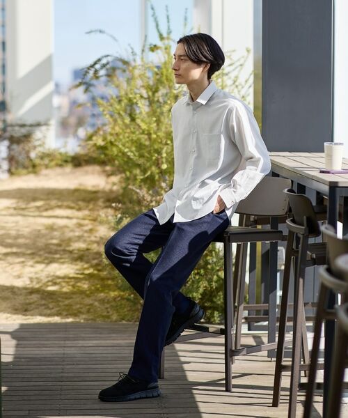 TAKEO KIKUCHI / タケオキクチ パンツ | 【抗菌防臭】尾州 リネンブレンド ハニカムメッシュ パンツ | 詳細29