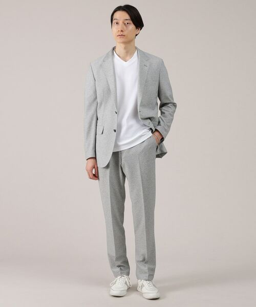 TAKEO KIKUCHI / タケオキクチ パンツ | 【抗菌防臭】尾州 リネンブレンド ハニカムメッシュ パンツ | 詳細4