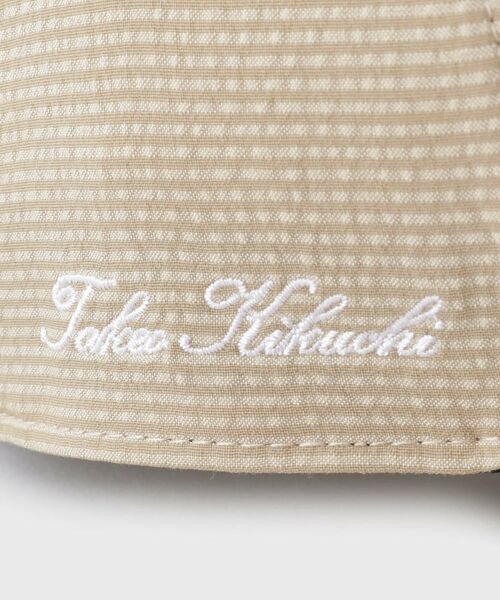 TAKEO KIKUCHI / タケオキクチ キャップ | シアサッカー エンブレム キャップ | 詳細7