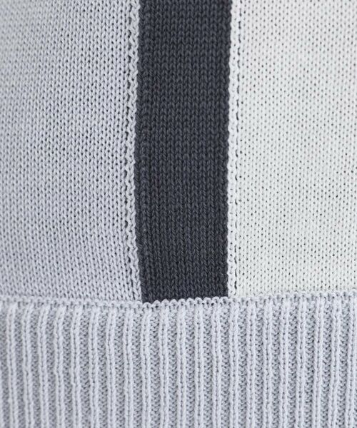 TAKEO KIKUCHI / タケオキクチ ニット・セーター | カラーブロッキング プルオーバー ニット | 詳細11
