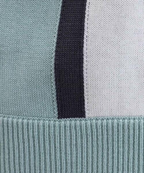 TAKEO KIKUCHI / タケオキクチ ニット・セーター | カラーブロッキング プルオーバー ニット | 詳細14