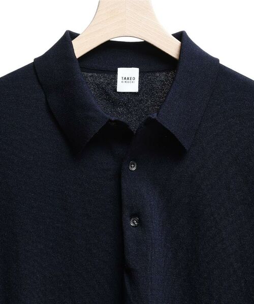 TAKEO KIKUCHI / タケオキクチ ポロシャツ | テーラードニット ポロシャツ | 詳細11