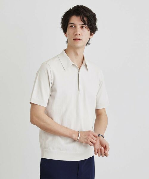 TAKEO KIKUCHI / タケオキクチ ポロシャツ | テーラードニット ポロシャツ | 詳細14