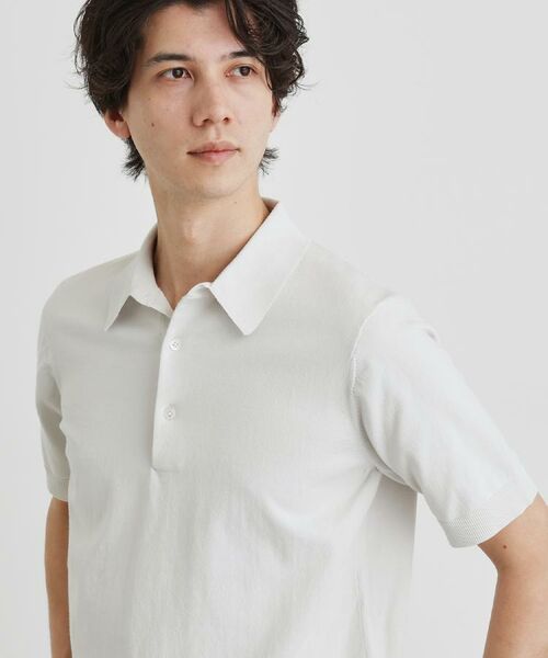 TAKEO KIKUCHI / タケオキクチ ポロシャツ | テーラードニット ポロシャツ | 詳細15