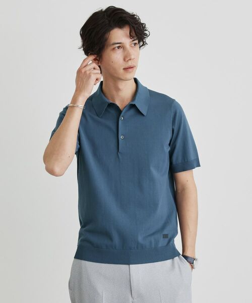 TAKEO KIKUCHI / タケオキクチ ポロシャツ | テーラードニット ポロシャツ | 詳細20
